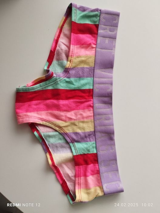 Bielizna Victoria secret majtki biodrówki Premium S damskie