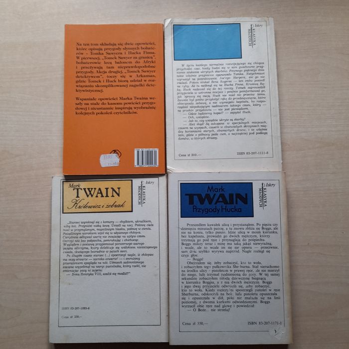 Mark Twain Przygody Hucka Przygody Tomka Sawyera i inne