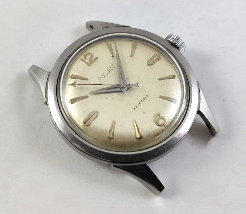 Редкие Полет Poljot 22 jewels. Аналог часов Родина. Нержавеющая сталь.