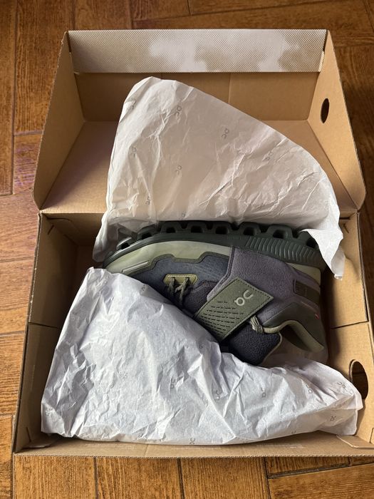 Buty ON CLOUD Hi Edge Defy 40 7 6,5 olive fir NOWE :)