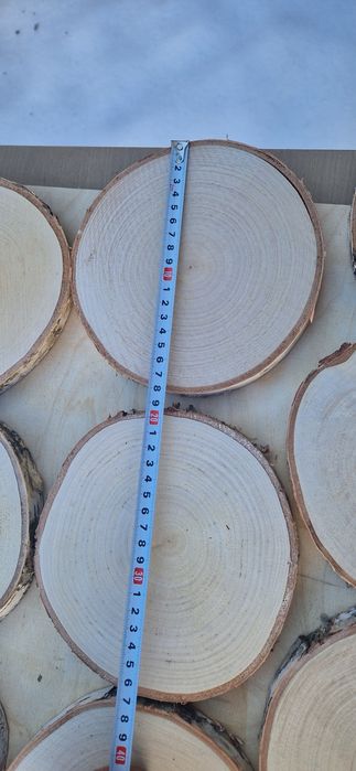 Drewniane krążki do graweru