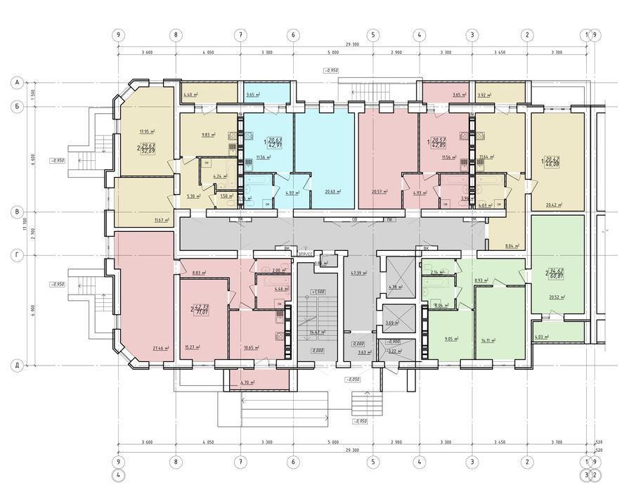 ЖК Левада-Лучшая планировка и цена за 1-ком 46м2 ВАРИАНТЫ!