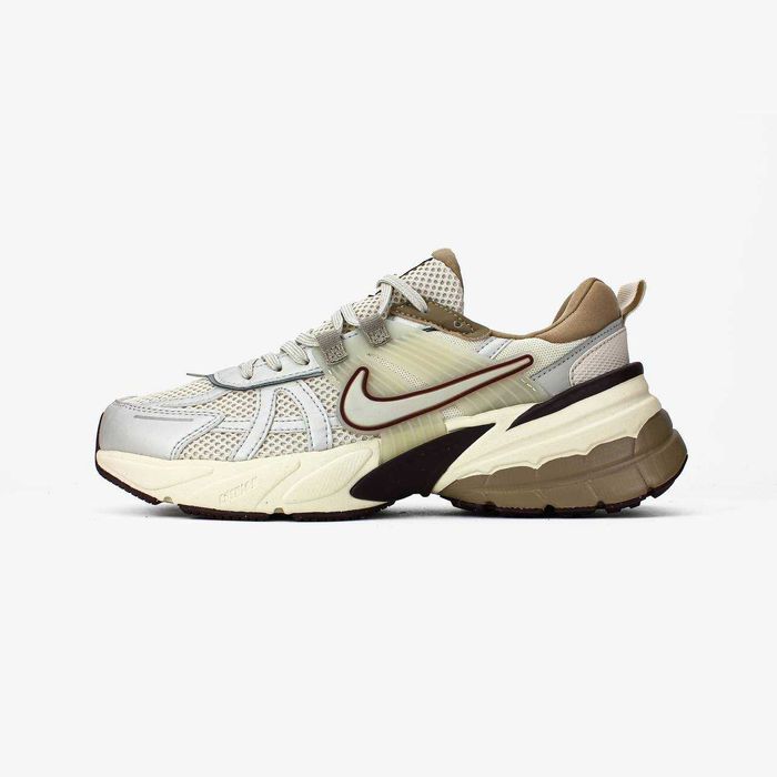 Мужские кроссовки Nike V2K Runtekk "Beige" Premium. Размеры 40-45
