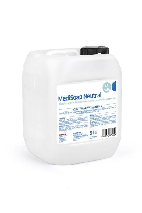 Preparat Myjący Medilab Medisoap Neutral 5l Higiena Rąk I Ciała Żel Mycia Czyszczący Uniwersalny Do Domu Szkoły Pracy Bezpieczny Dermatolog