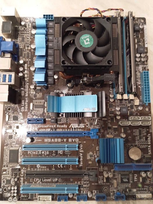 Płyta główna ASUS M5A88-V EVO + Procesor AMD FX-6300 + 8GB RAM DDR3