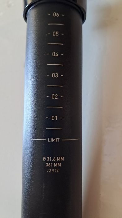 Espigão TranzX de selim de bicicleta MTB com ajuste de altura de 100mm