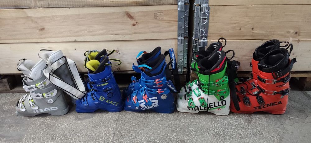 Pakiet butów narciarskich Junior Race(80zł/ 15€), 5 X buty narciarskie