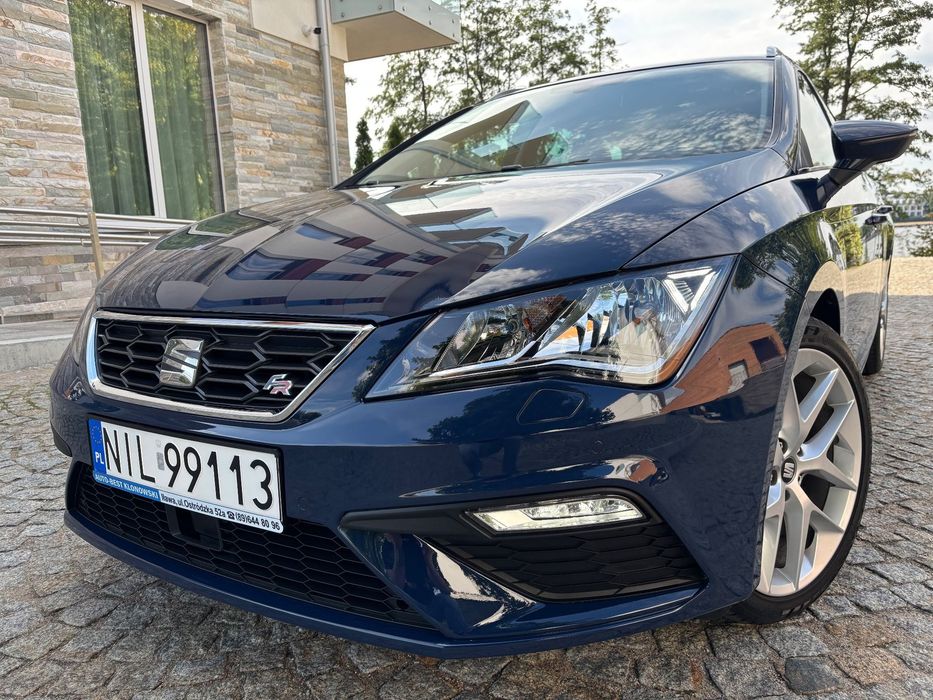 Seat Leon FR 2.0tdi 150KM Automat 2019r Led Kamera Asystent Navi Stan Idealny