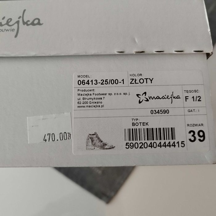 Ażurowe botki Maciejka