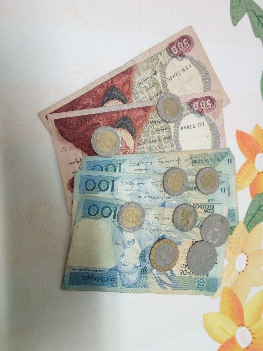 vendo escudos em troca de euros