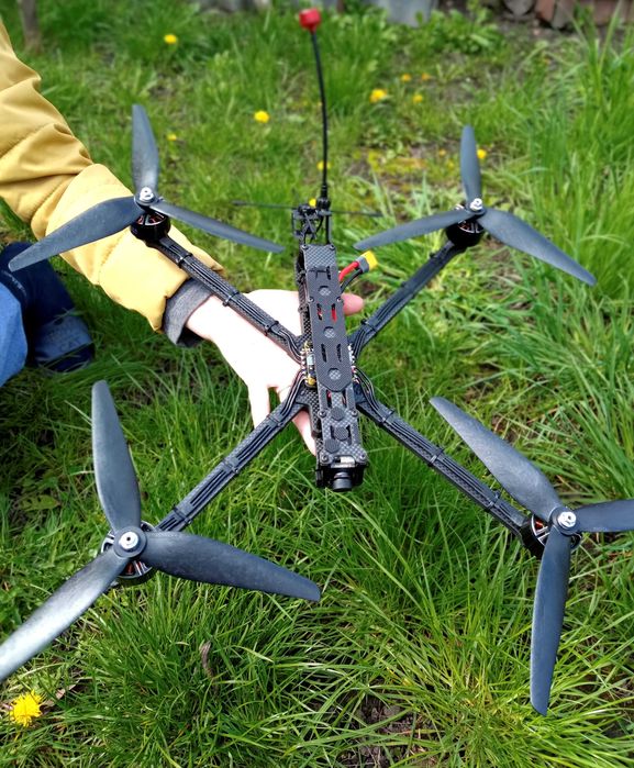 Новий дрон FPV квадрокоптер 10 дюймів