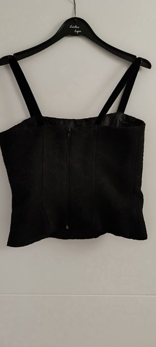 Corpete preto tamanho S. Usado