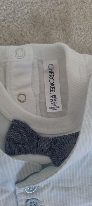 Zestaw elegancki body i spodnie Cherokee newborn