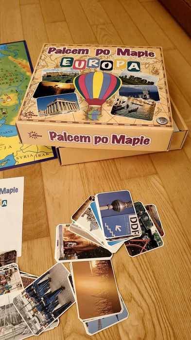 Palcem po Mapie Europa gra Wyd.Abino