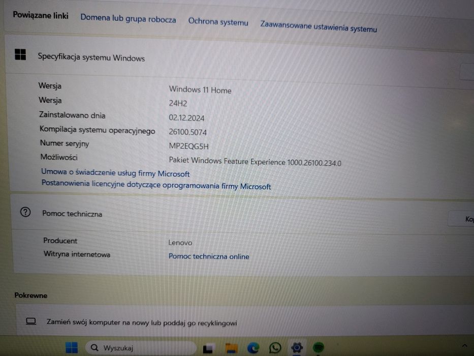 Laptop Gamingowy Lenovo