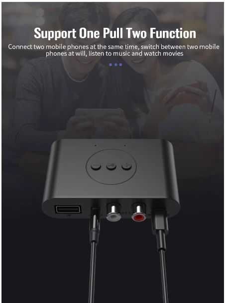 Receptor de audio Bluetooth 5.0