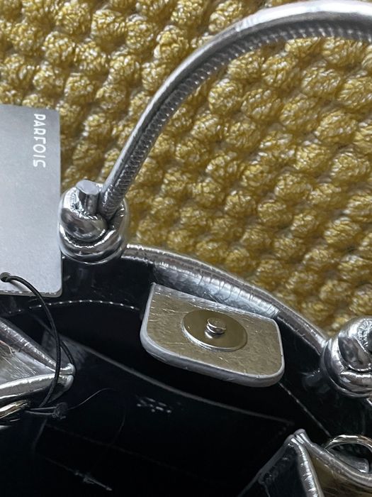 Mala de mão prateada Parfois com alça removível