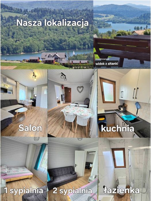 Pokoje-Solina/Polańczyk Jezioro Solińskie/widok na Jezioro