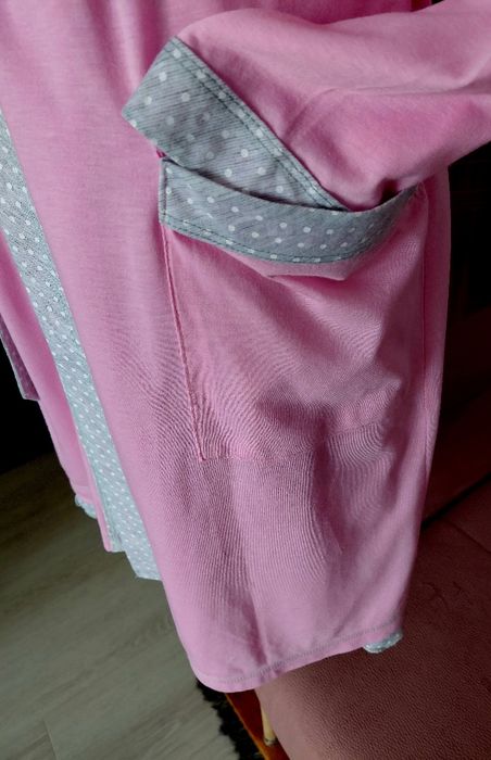 zestaw szlafrok i koszulka nocna