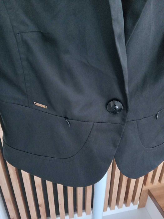 Marynarka damska żakiet 3xl / 46 czarny