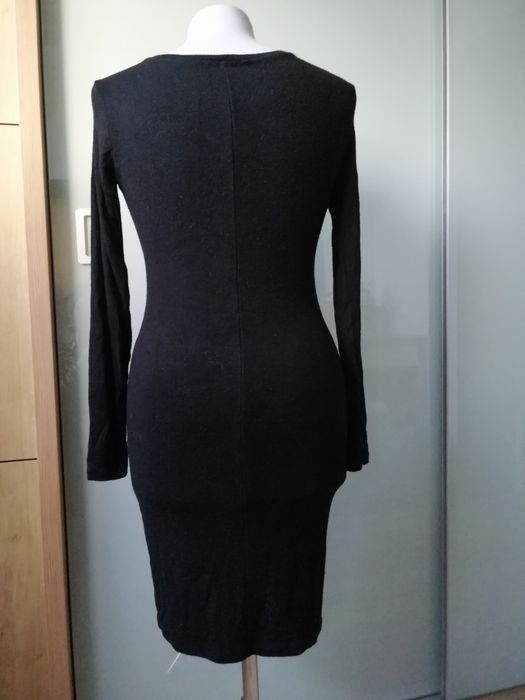 Sukienka bawełniana czarna L/40/12 Ferri Ferrucci