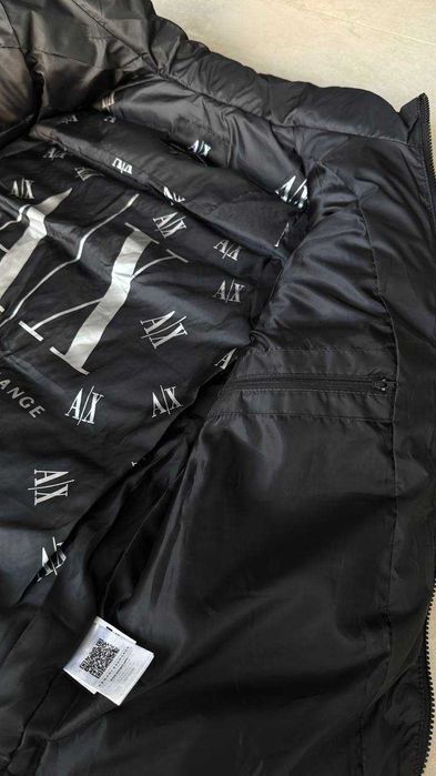 Чоловіча мужская Безрукавка жилетка  ARMANI EXCHANGE Black