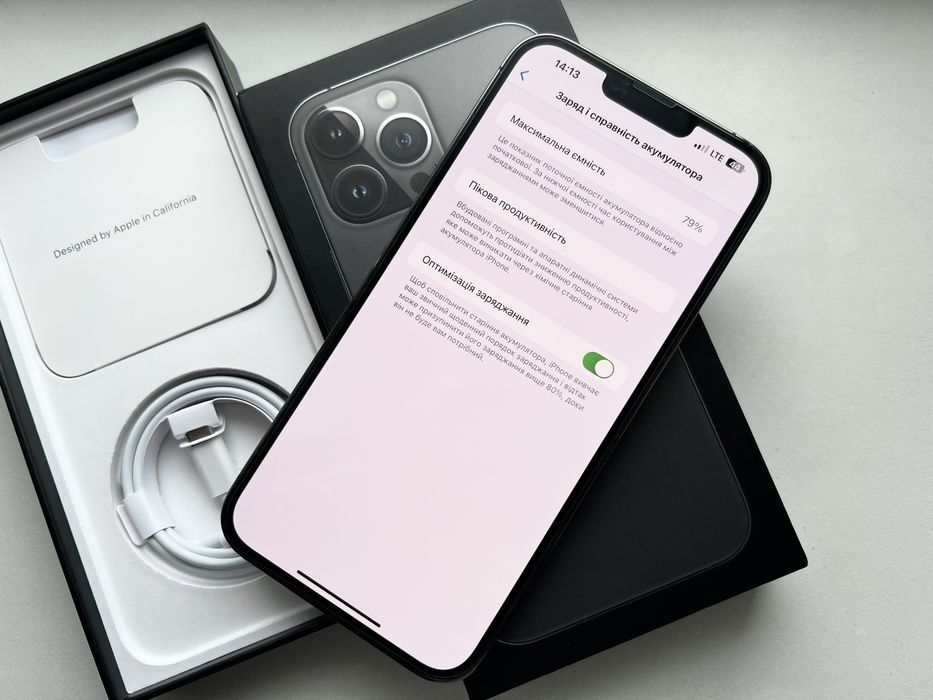 iPhone 13 Pro Max 128GB (Graphite) (Идеальное состояние)