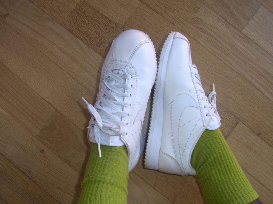 Nike Cortez White on white