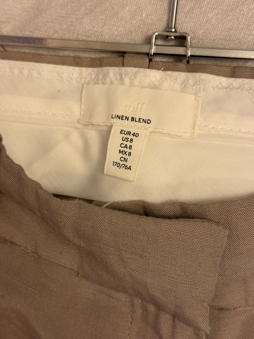 Жіночі брюки H&M Linen Blend