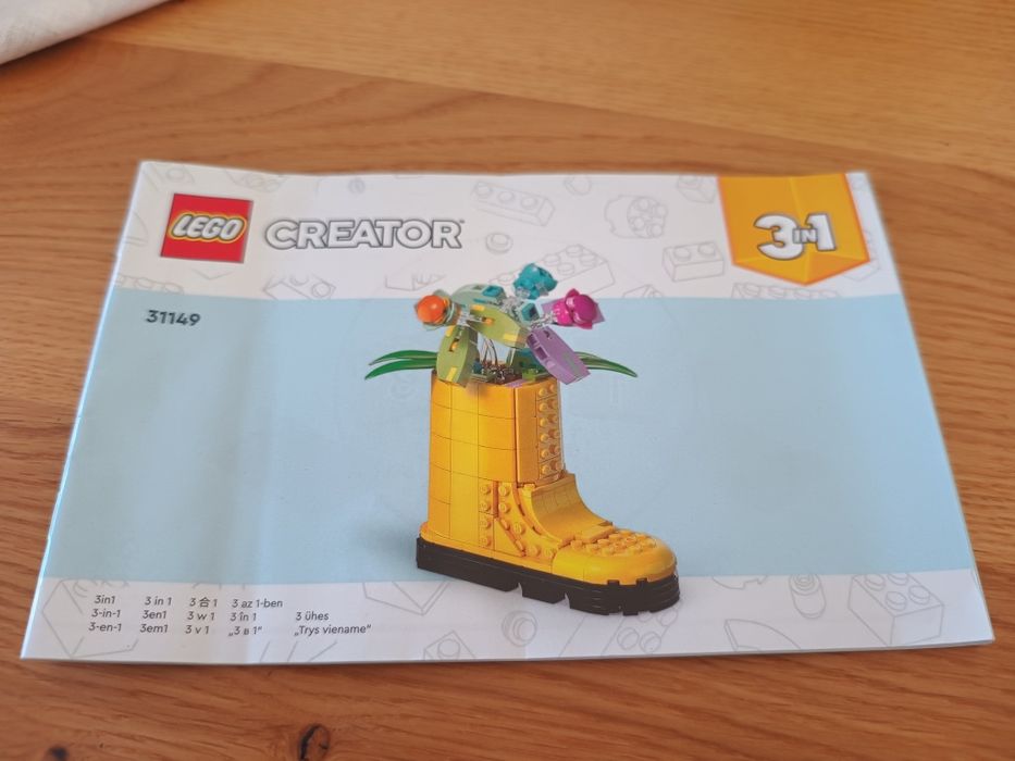 LEGO Creator 3w1 31149 Kwiaty w konewce – 100% KOMPLETNY + instrukcja