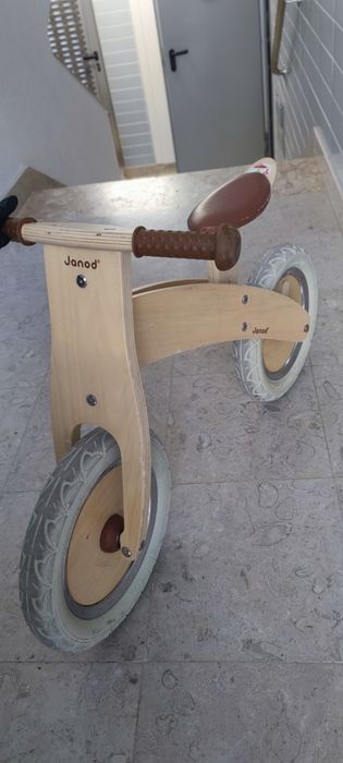 Bicicleta madeira Janod (12")