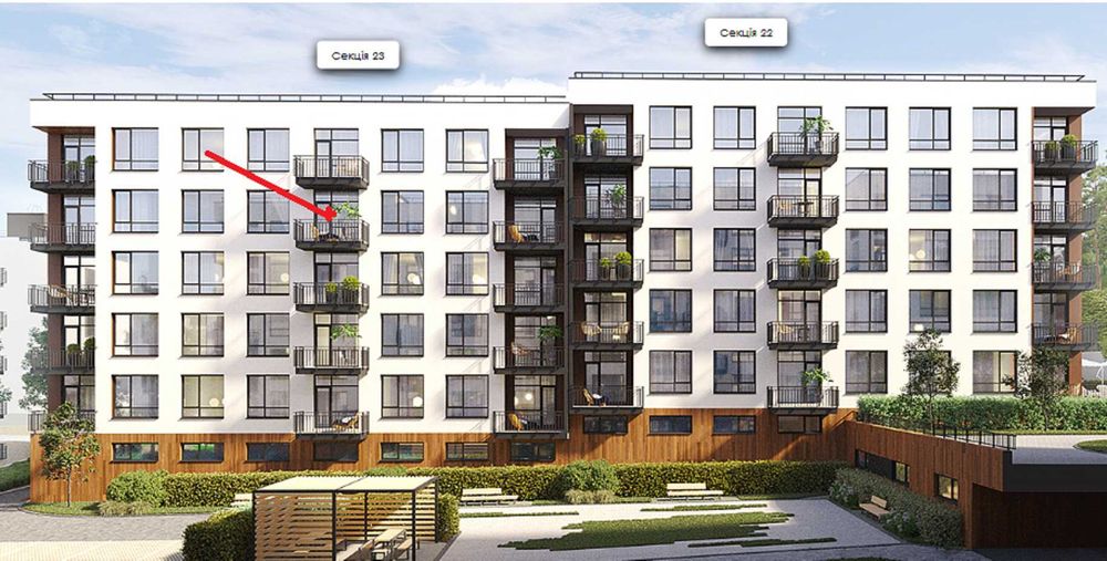 Продаж 2-кім. квартири в  ЖК Грінвуд 2 дешевше ніж в забудовника