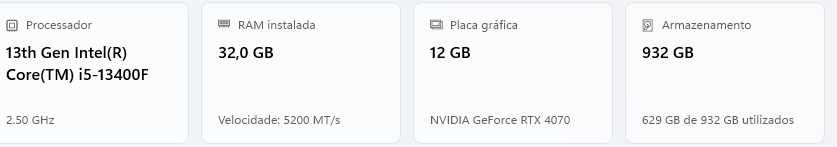 Pack Gamer Completo Desktop Rtx 4070