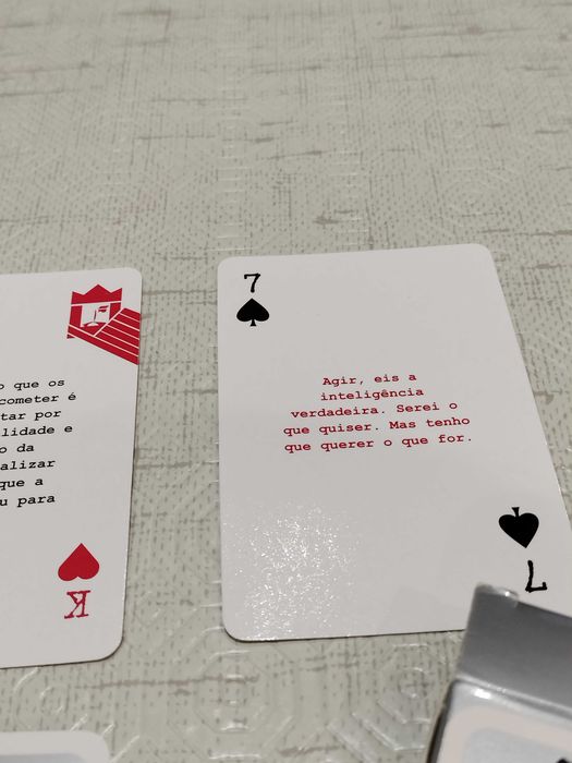 Baralho de cartas Fernando Pessoa