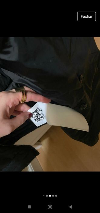 Casaco/blusão acolchoado preto Stone Island