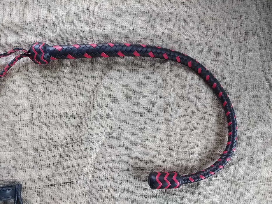 Nahajka bat skóra naturalna 76 cm