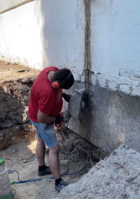 Алмазная резка бетона.