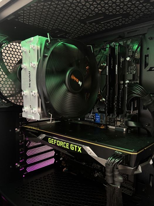 Игровой ПК GTX 1080 8GB / SSD nvme 1TB / INTEL i5-9400F / DDR4 16GB / 500W BE QUIET