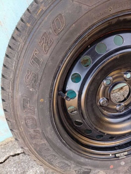 Запаска Докатка Bridgestone R16 5x114,3 DIA 66.1 Nissan X-Trail T30