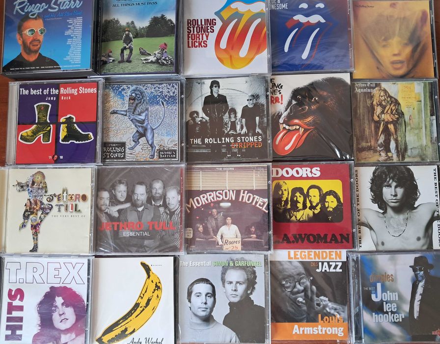 CD (Audio) Presley Beatles Rolling Stones Marley Jethro Trull Doors