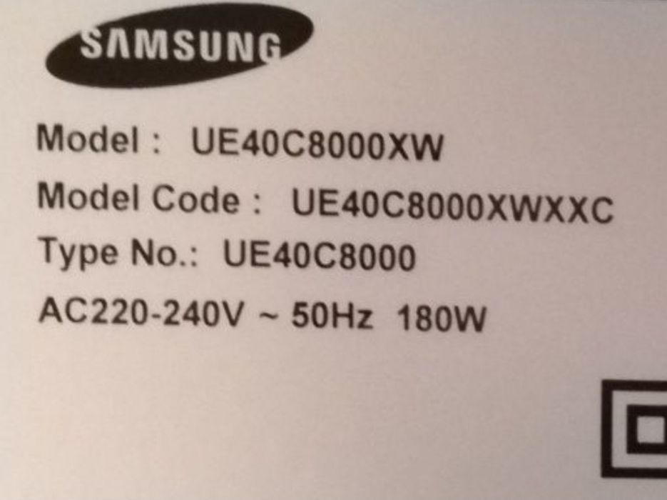 Televisão Samsung Led 3D série 8, 40 polegadas