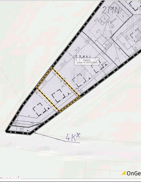Działka budowlana 1010 m² Karolewo gmina Dobrcz - Widok 2