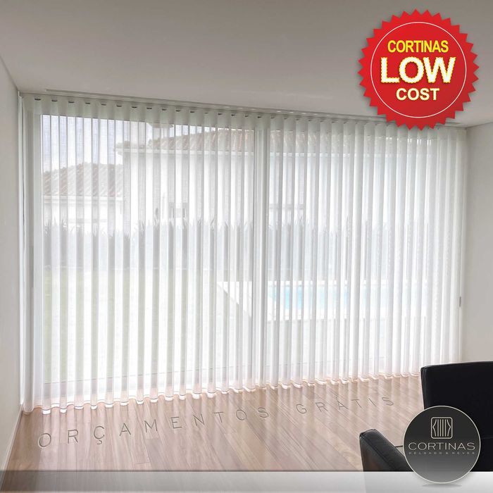 Cortinas de Onda Perfeita (por medida)