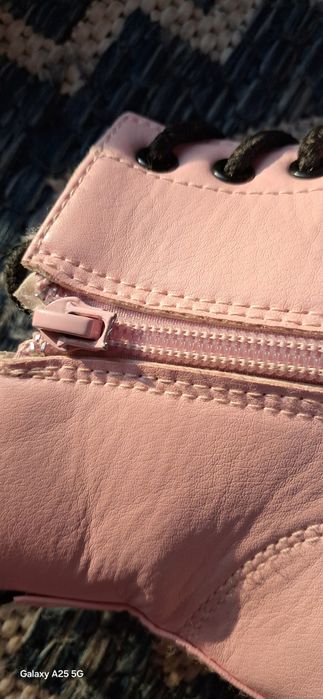 Trapery traperki botki kozaczki buty różowe 32