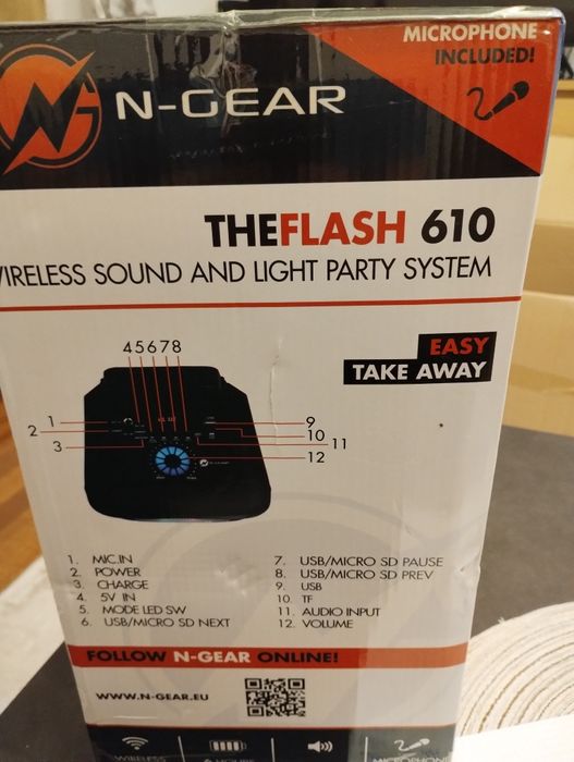 Głośnik z mikrofonem NGaer T610 flash