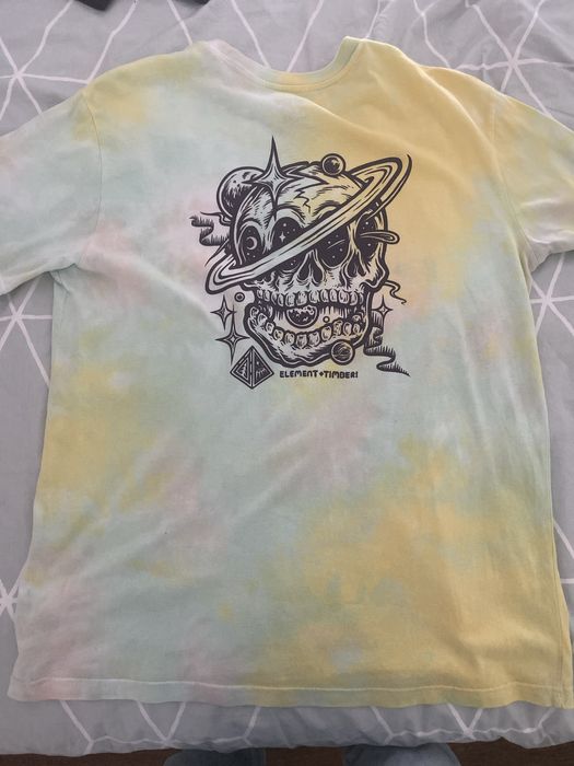 T-shirt element , verde, amarelo e rosa, tamanho M em otimo estado