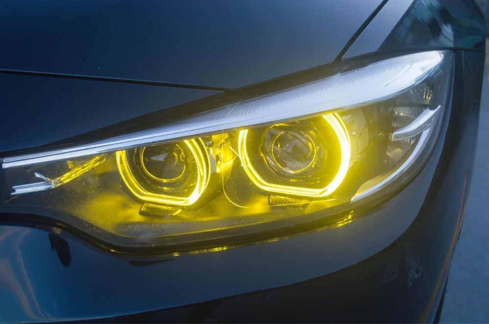 Светодиодная плата ДХО Yellow для BMW F32, F34, F36 Xenon