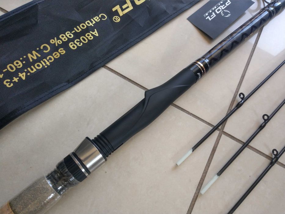 PRO FL Tele Feeder 3,30m 60-180g węglowy