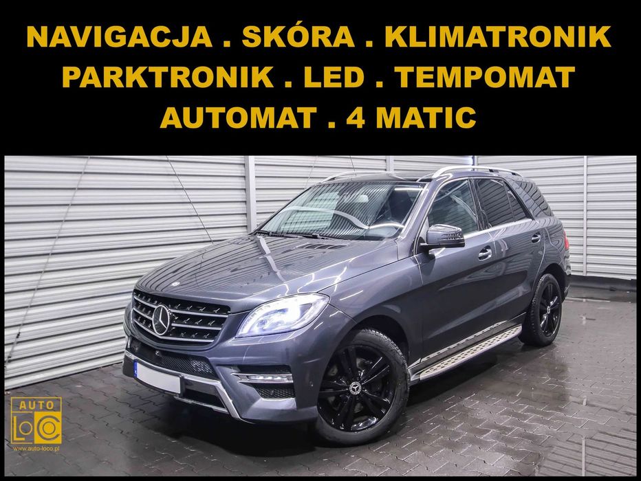 Mercedes-Benz ML AMG + Automat + 4MATIC + Navi + Skóra + HARMAN/KARDON !!!