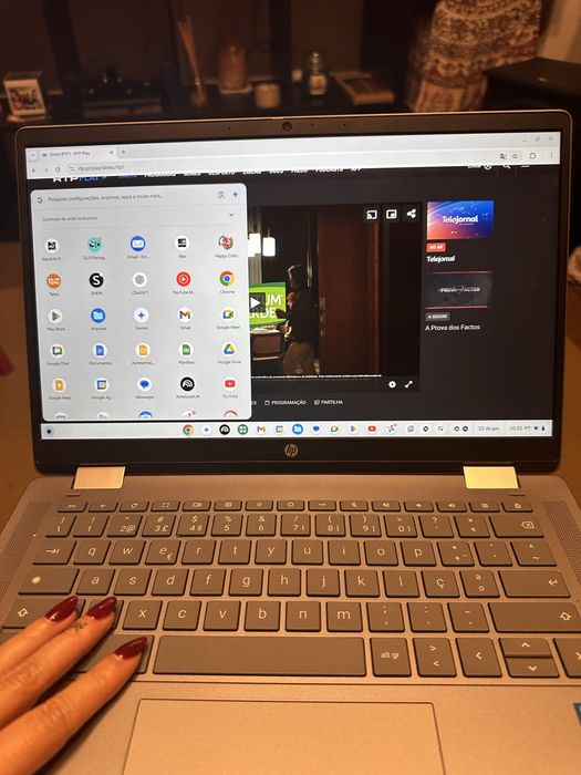 Portátil HP Touch + Impressora HP (Novos)